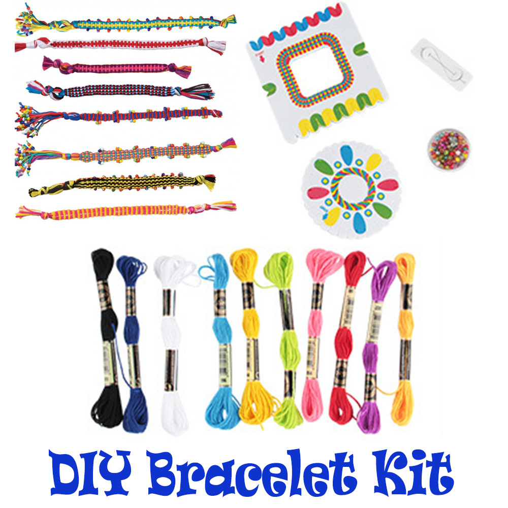 Dicasser Friendship Bracelet Making Kit for Girls, DIY Craft Kits Toys