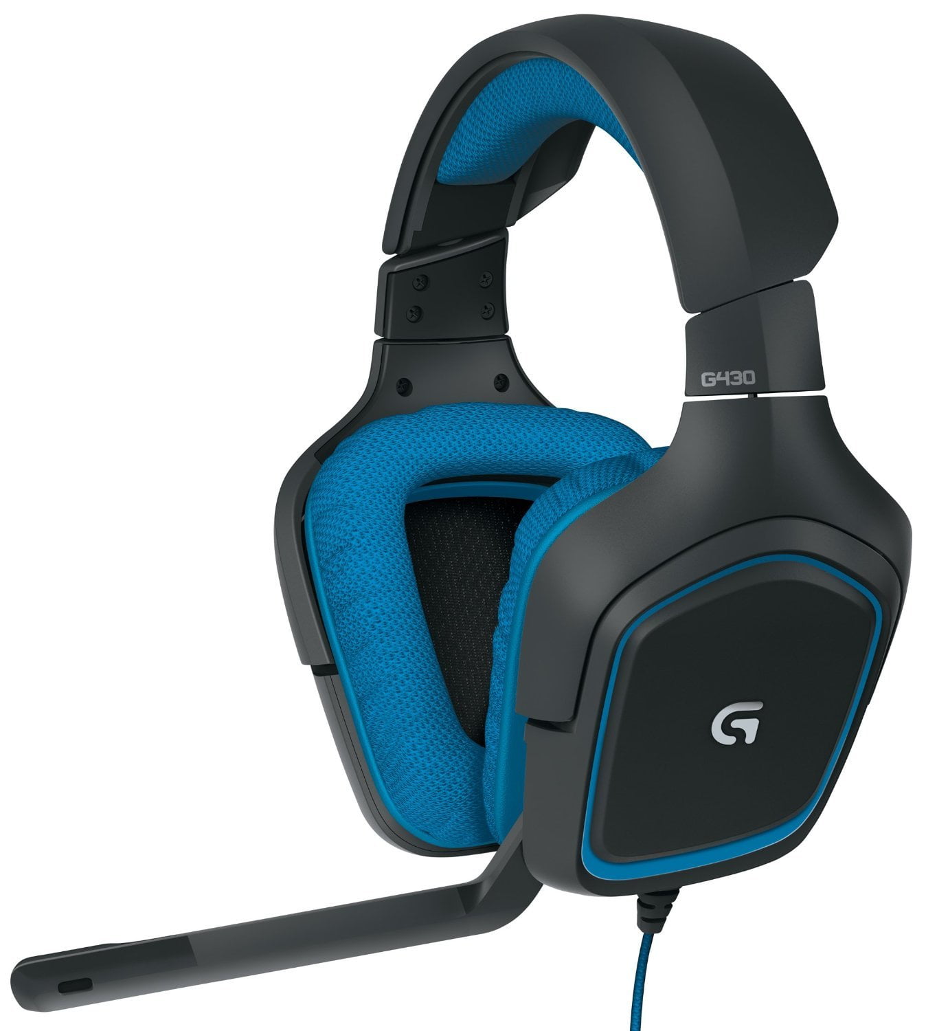 Gaming Headset Mic Logitech G430 Pc Laptop Home Wired Gaming Headset 