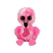 TY Beanie Boos - Dainty Flamingo with Heart Regular 6 in