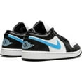 thumbnail image 3 of Women's Jordan 1 Low Black/University Blue-White (DC0774 041) - 9, 3 of 4