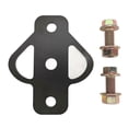 thumbnail image 1 of TKSE 3 Way Trailer Hitch Adapter Black High Strength Steel for ATV Cart Tractor Flat Towing Ball Installation, 1 of 5