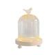 thumbnail image 2 of Cúpula de vidrio transparente, campana de cristal transparente, campana de cristal decorativa creativa para bodas 9x11cm Pájaro, 2 of 9