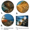 thumbnail image 3 of Designart "Lighthouse on the Coast III" Coastal Framed Wall Art Decor - Coastal Brown Coastal Light House Bedroom Framed Canvas Wall Art, 3 of 6
