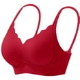 thumbnail image 1 of Twfbrm Bras for Women Women Solid Color Invisible Backless Seamless Beautiful Back Underwear Everyday Bras Soft Breathable Bra, 1 of 5