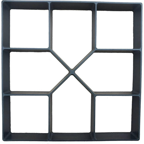 Plastic Path Maker Mould 40X40cm Paving Concrete Stepping Stone Mould Molds Stones Slabs Garden Patio Driveway Pavement Mold Patio Path Walk Maker