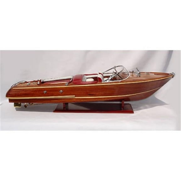 Old Modern Handicrafts Riva Aquarama Exclusive Edition Model Boat - Brown - 35 inches