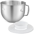 thumbnail image 1 of Stainless Steel Bowl for KitchenAid Professional 5 Plus Series and 6 Quart Bowl-Lift Stand Mixer,Mixing Bowl for Kitchenaid Picurean and Professional Models,(With Lid), 1 of 7