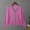 Hot Pink, variant on Womens Fall Tops Women's Knitted Hollow Out Versatile Cardigan 3/4 Sleeve Cardigan on Clearance