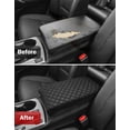 thumbnail image 7 of KBH Center Console Cover for 2013-2018 Acura RDX, Anti-Scratch Leather Armrest Pad Protector Interior Accessories, Black, 7 of 7