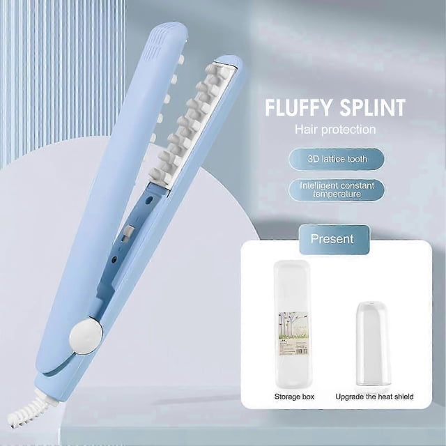 Mini Dual Purpose Curling Iron Multi-Functional Fast Heated Hair Curler for Short and All Hair Types