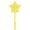 Bright Yellow, variant on 3D Printed Star Magic Tap-to-Pay Wand, Fluorescent Yellow NFC Contactless Credit Card Holder, 14in Fairy Wand Credit Card Holder for Easy Checkout, Novelty Magic Payment Wand for Makeup Organizers