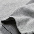 thumbnail image 4 of ZCFZJW Mens Henley Shirts Casual Big and Tall Long Sleeve Basic Athletic Solid Color Pullover Tops Trendy Regular Fit Comfy Workout Sweatshirts Gray XXXXL, 4 of 9