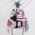 thumbnail image 4 of Sanrio Tablecloth for Kurome Washable Cotton Square Cute Funny Softfor Kitchen & Table Linens 55×70.9 in, 4 of 5