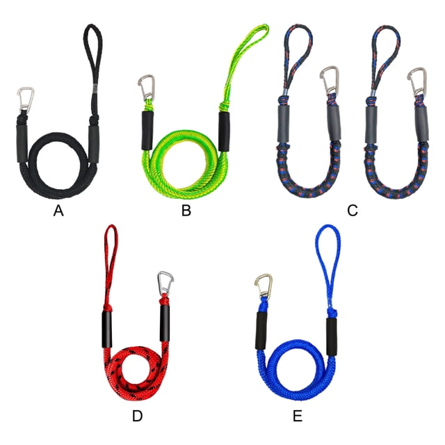 Becaristey 2pcs/set Rustproof Elastic Marine Rope Trustworthy Mooring Companion Durable blue 1Set