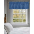 thumbnail image 3 of Valances for Windows Vintage Linen Rod Pocket Cafe Window Treatments Valance Curtains for Kitchen Bathroom Laundry Basement Windows 54"x18", 3 of 9