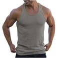 thumbnail image 2 of Wancir Gym Tank Tops for Men Lightweight Breathable Stringer Tank Tops Y Back Bodybuilding Fitness Workout Shirts, 2 of 9