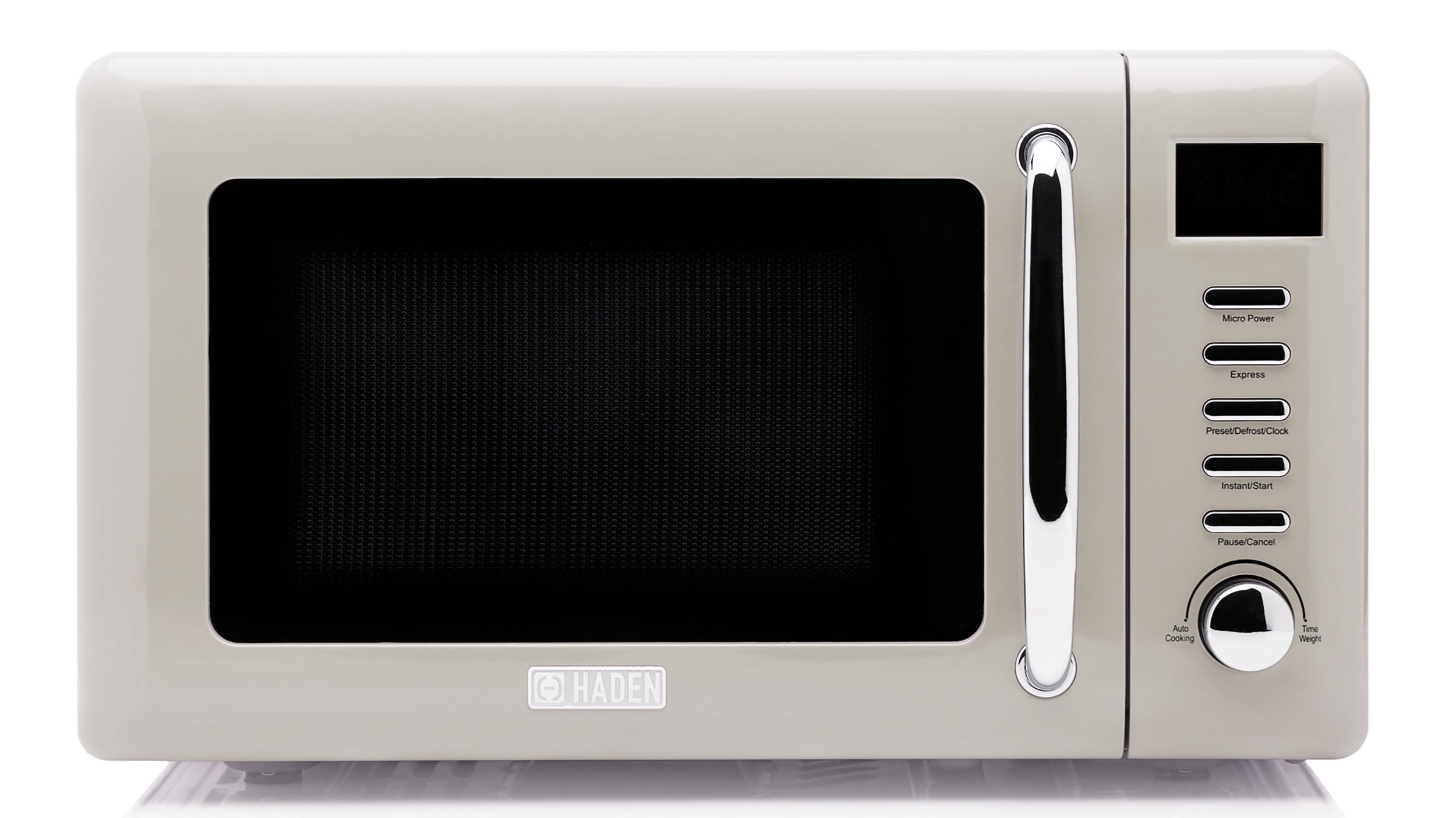 Haden Modern 700Watt .7 cubic foot Microwave with Settings and Timer