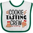 thumbnail image 3 of Inktastic Christmas Cookie Tasting Crew with Holiday Cookies Boys or Girls Baby Bib, 3 of 4
