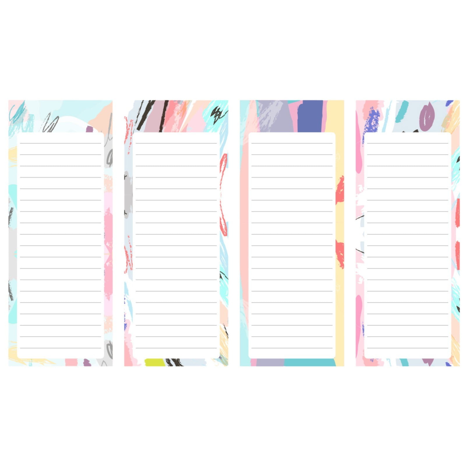 Tearable Rubber Head Notepad Horizontal Lined Paper for Daily Plans, Time Management, and Memos