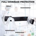 thumbnail image 4 of Uxcell Safety Glasses, Anti-Fog Goggles Protective Scratch Resistant Clear Lens Work Outdoor Eye Protection Transparent, 4 of 7
