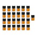 thumbnail image 3 of 25x Botella de vidrio vacía Envase cosmético pequeño Portátil, Marrón Recargable Vacío 1ml Sin tapón Zulema Botella vacía, 3 of 8