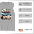 thumbnail image 6 of Shelby Cars Sketch Muscle Shirt Mustang Racing American Muscle Car GT500 Cobra Performance Powered by Ford Men's, 6 of 7