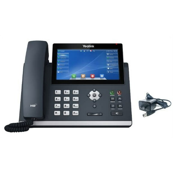 Yealink T48U IP Phone - Power Adapters Included - 1 Year Manufacturer Warranty - Unlocked can be Used with Any VoIP Provider