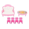 thumbnail image 3 of Accessoires de Maison de Poupée, Meubles de Salon Miniatures Canapé Maison de Poupée Table Basse Meubles de Salon Miniatures Ensemble de Performance Fiable, 3 of 8