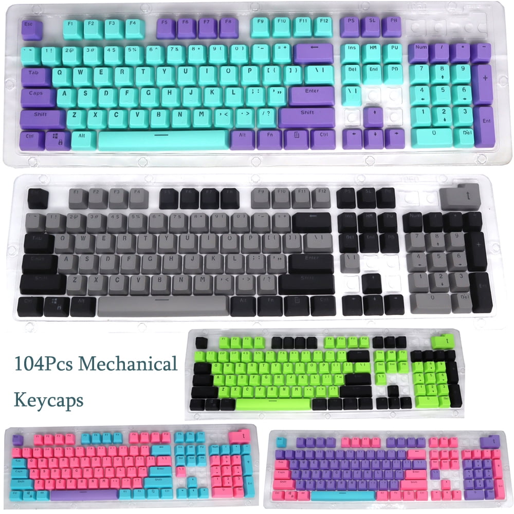 SPRING PARK 104Pcs Keycaps Normalized Wearresistant PBT Keycaps