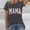 Grey, variant on Graphic Tees for Women T-Shirts Women's Loose Top with Printed Short Sleeve Crewneck T-Shirt for Everyday Comfort Black XL
