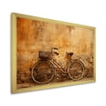 thumbnail image 5 of Designart "Sugary Travel Tan Bike" Bicycle Picture Framed Canvas Wall Art, 5 of 5