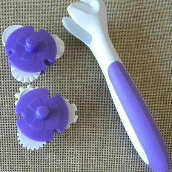 HOOWIFFY Home Pastry Baking Tool Cake Baking Roller Plastic 3pcs for Making Desserts