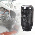 thumbnail image 5 of Carbon Fiber Elliptical Gear Shift Knob with Forged Pattern - Easy Grip for Cars, 5 of 5
