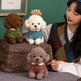 thumbnail image 2 of 1pc 20cm Cute Simulation Dog Poodle Teddy Plush Toys Puppy Stuffed Doll for Christmas Birthday Children Gift, 2 of 4