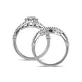 thumbnail image 4 of Everly Women's Diamond 14k White Gold Bridal Set, 4 of 7