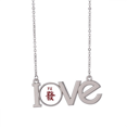 thumbnail image 1 of Fortune Chinois Caractères Festive Tendance Amour Collier Pendentif Bijoux, 1 of 3