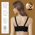 thumbnail image 3 of FallSweet Front Close Push Up Bra Wireless Lace Brassiere Multiway Full Coverage, 3 of 5