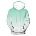 thumbnail image 4 of Men's Gradient Hoodie Pullover Long Sleeve Hooded Collar Drawstring Casual Sweatshirt Comfy Loose Fit Top, 4 of 5