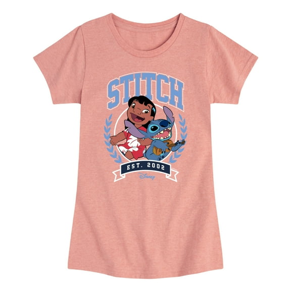 Disney - Stitch Collegiate Group - Youth Girls Short Sleeve T-Shirt