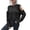 Black, variant on Vedolay Fall Sweaters for Women 2023 Fall Sweater 2023 Long Sleeve Soft Ribbed Knit Pullover Tops,White M
