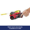thumbnail image 2 of DC Premier 6.5 Inch Batlink Robin Figure & Motorcycle Vehicle with Projectile Launch, 2 of 6