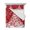 Red, variant on Red Christmas Tree King Size Down Alternative Comforter, Lightweight Comforter Quilt Bedding Set with Pillow Shams Balls Xmas Snowflake Winter All Seasons Bed Comforter Duvet Insert 96"x106"