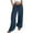 Dark Blue, variant on Admvng Sweatpants Women Warm Elastic Waist Sports Casual Solid Pants with Side Pockets Joggers, Size S-2XL