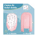 thumbnail image 4 of Nido Colecho Para Bebés Cuna Portátil Cama Con Almohadas, 4 of 4