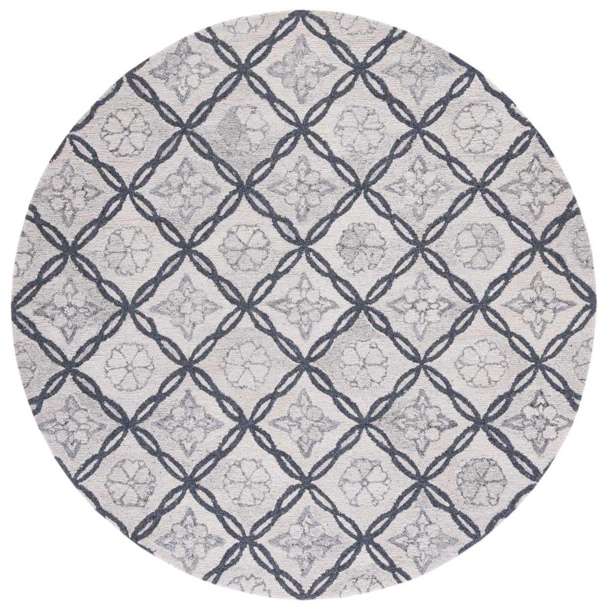SAFAVIEH Marquee Anthony Geometric Area Rug, Ivory/Grey, 8' x 10'