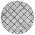 thumbnail image 4 of SAFAVIEH Marquee Anthony Geometric Area Rug, Ivory/Grey, 6' x 9', 4 of 10