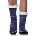 thumbnail image 1 of Mens Fuzzy Slipper Socks Animal Thick Cosy Warm Soft Fleece lined Thermal Winter Non Slip Home Socks, 1 of 6