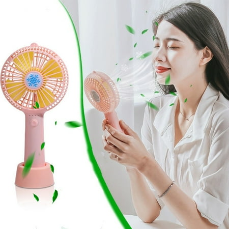 

Handheld Fan Portable Fan Mini fan Small Personal Fan Mini Handheld Fan Portable USB Rechargeable Battery 3 Speed Table Fan for Travel Office Room Household