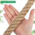 thumbnail image 5 of 1-1/4" x 50' Natural Jute String Twine Twisted Manila Rope Burlap Rope, 5 of 7