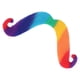 thumbnail image 5 of Barba Falsa,Bigotes Falsos Novedad Bigote De Fiesta Colorido Novedad Bigote Tecnología Avanzada, 5 of 8